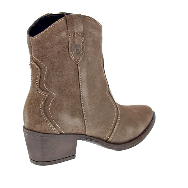 Botines Tamaris zapatos Mujer modelo 25702 Beige Cremallera