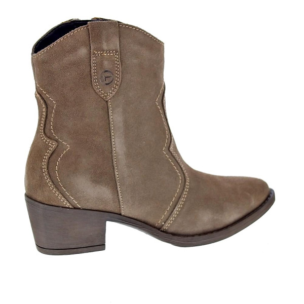 Botines Tamaris zapatos Mujer modelo 25702 Beige Cremallera