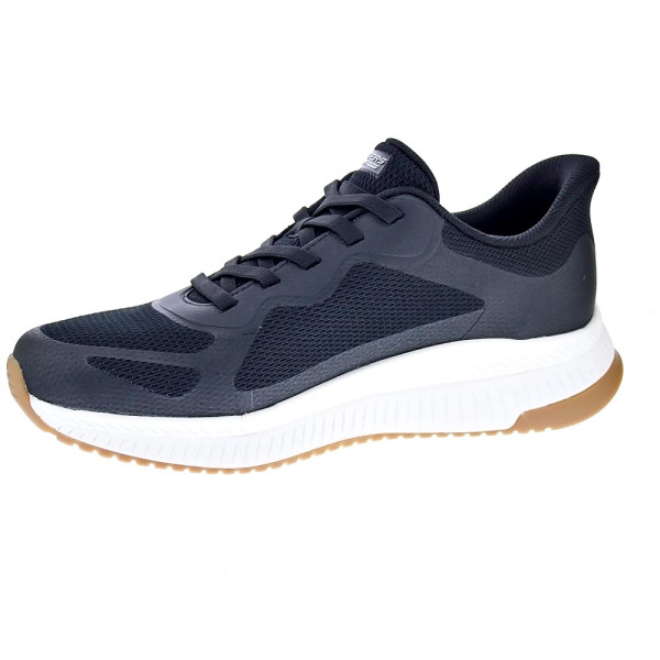 Zapatillas Skechers zapatos Hombre modelo Slip-ins Bobs Squad 4 Negro Elástico