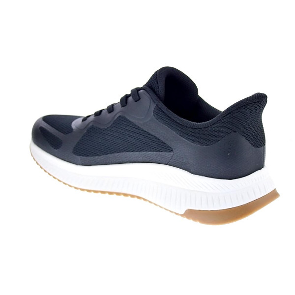 Zapatillas Skechers zapatos Hombre modelo Slip-ins Bobs Squad 4 Negro Elástico