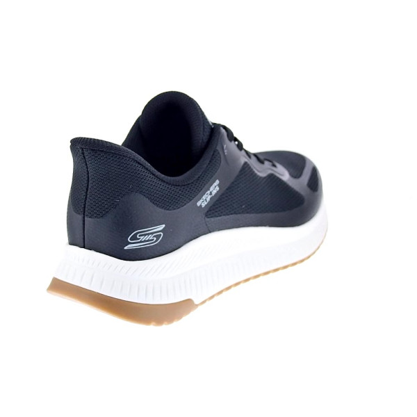 Zapatillas Skechers zapatos Hombre modelo Slip-ins Bobs Squad 4 Negro Elástico
