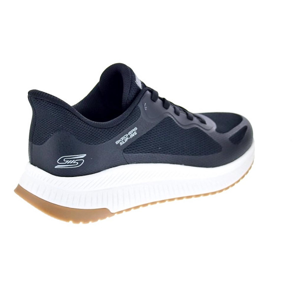 Zapatillas Skechers zapatos Hombre modelo Slip-ins Bobs Squad 4 Negro Elástico