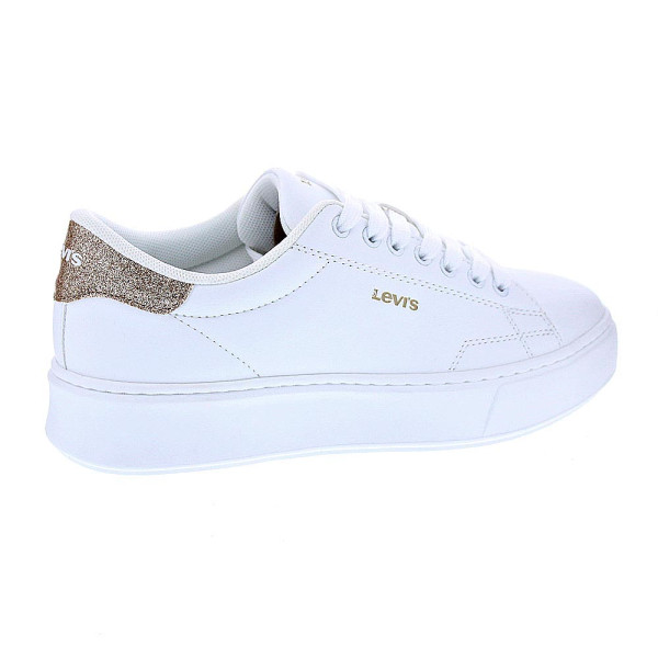 Zapatillas Levis zapatos Niña modelo Amber Blanco Cordón