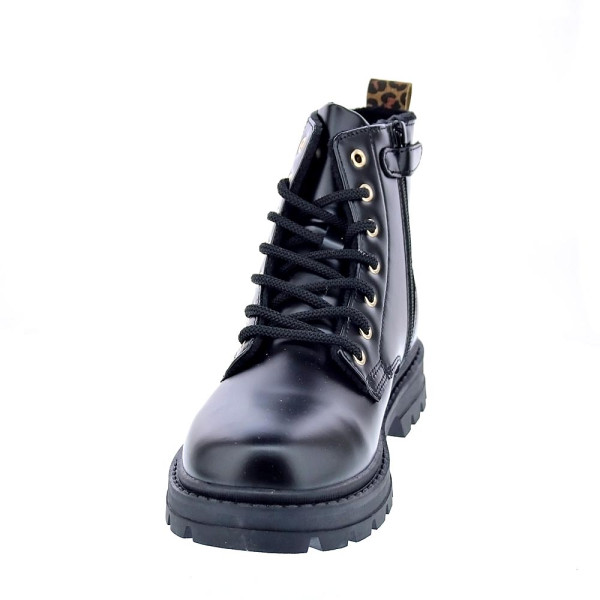 Botines Levis zapatos Niña modelo Pasadena Refresh Negro Cordón