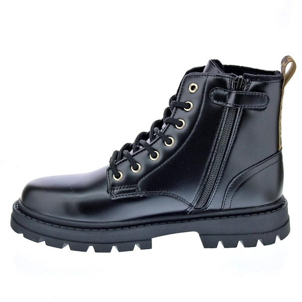 Botines Levis zapatos Niña modelo Pasadena Refresh Negro Cordón