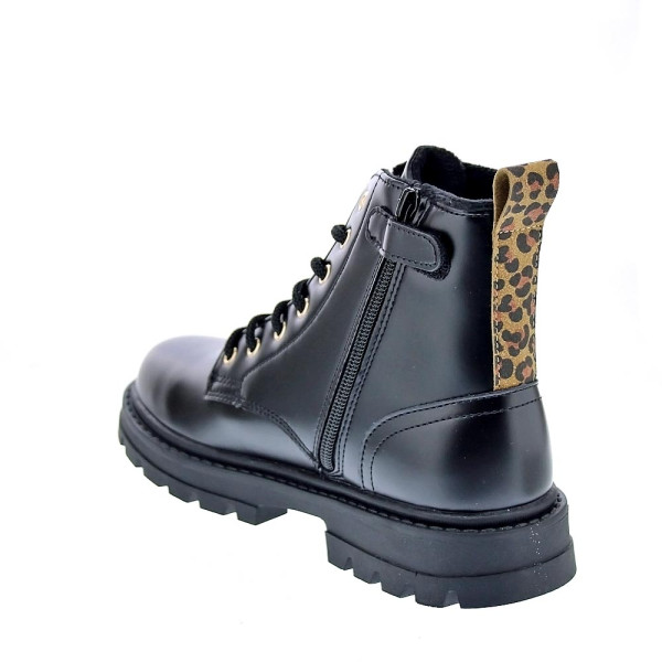 Botines Levis zapatos Niña modelo Pasadena Refresh Negro Cordón