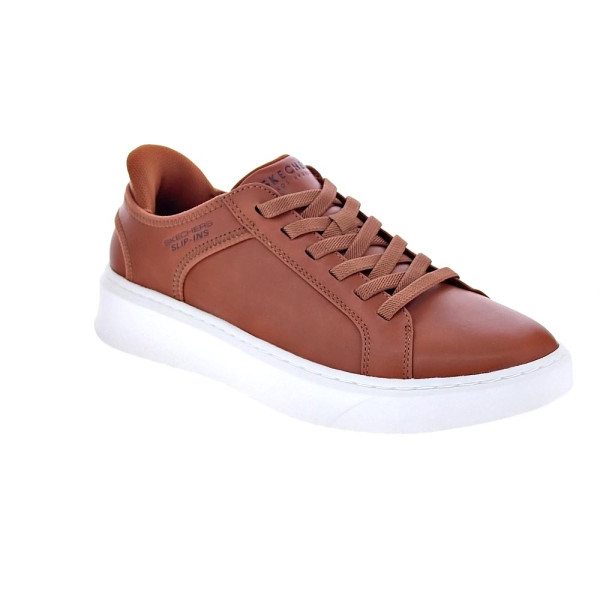 Zapatillas Skechers zapatos Hombre modelo Slip-ins Court Break Double Marrón Elástico