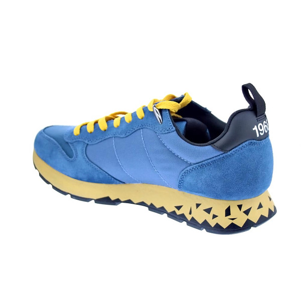 Zapatillas Sun68 AX zapatos Hombre modelo Tom Snake Azul Cordón