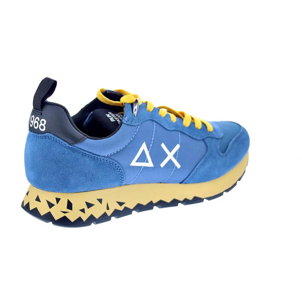 Zapatillas Sun68 AX zapatos Hombre modelo Tom Snake Azul Cordón