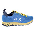 Zapatillas Sun68 AX zapatos Hombre modelo Tom Snake Azul Cordón