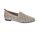 Mocasines La Strada zapatos Mujer modelo 2404260 Oro 