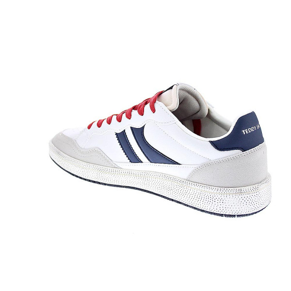 Zapatillas Teddy Smith zapatos Hombre modelo 120309 Blanco Cordón