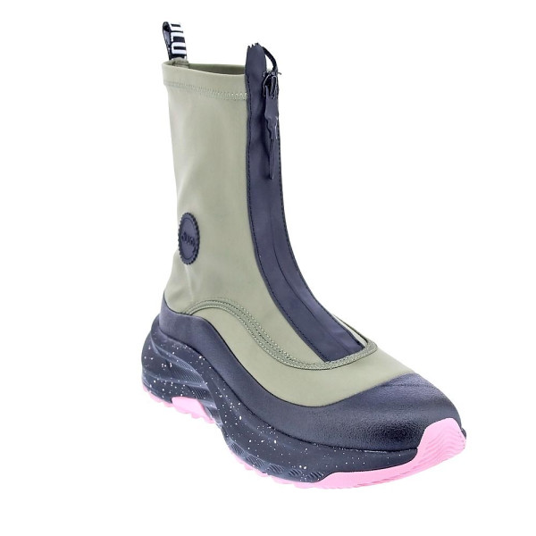 Botines Duuo zapatos Mujer modelo Scuba Trx 16 Verde Cremallera