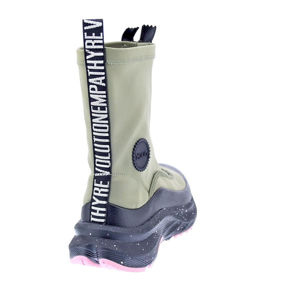 Botines Duuo zapatos Mujer modelo Scuba Trx 16 Verde Cremallera