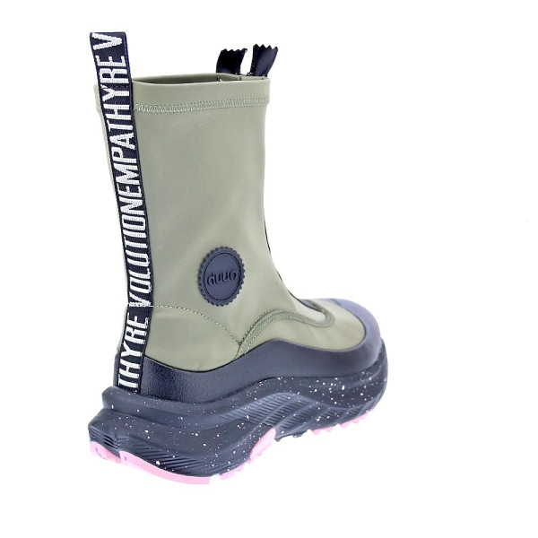 Botines Duuo zapatos Mujer modelo Scuba Trx 16 Verde Cremallera