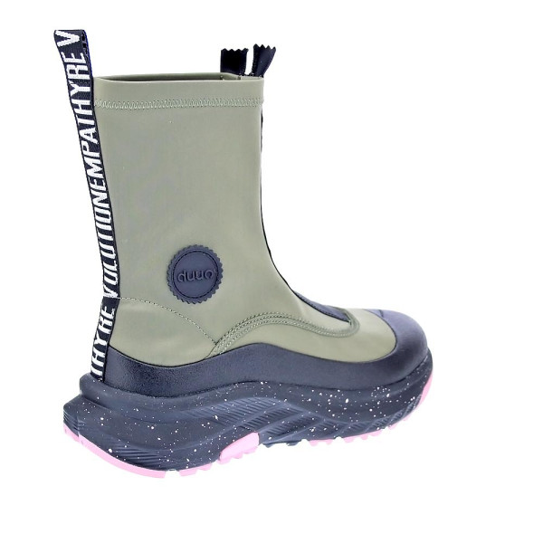 Botines Duuo zapatos Mujer modelo Scuba Trx 16 Verde Cremallera