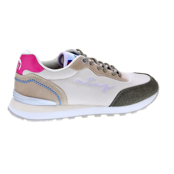 Zapatillas Mtng zapatos Mujer modelo Joggo Beige Cordón