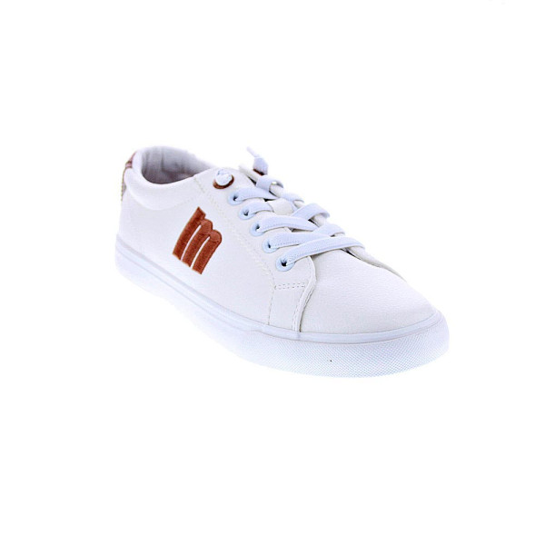 Zapatillas Mtng zapatos Mujer modelo Aria Blanco Elástico