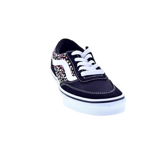 Zapatillas Vans zapatos Mujer modelo Brooklyn Ls Negro Cordón