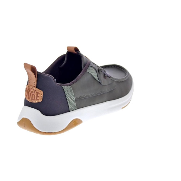 Mocasines Hey Dude zapatos Hombre modelo Wally Drift Classic Verde Elástico