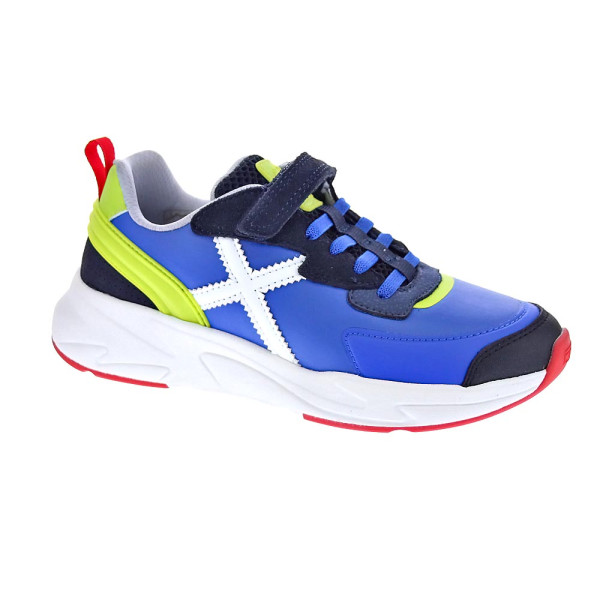 Zapatillas Munich zapatos Niño modelo Mini Track Vco 114 Azul Velcro