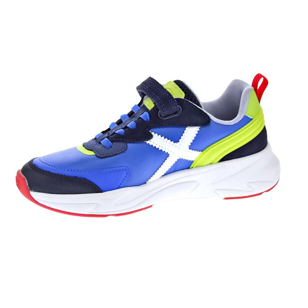 Zapatillas Munich zapatos Niño modelo Mini Track Vco 114 Azul Velcro