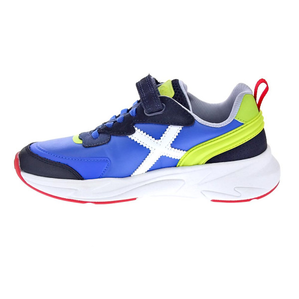 Zapatillas Munich zapatos Niño modelo Mini Track Vco 114 Azul Velcro