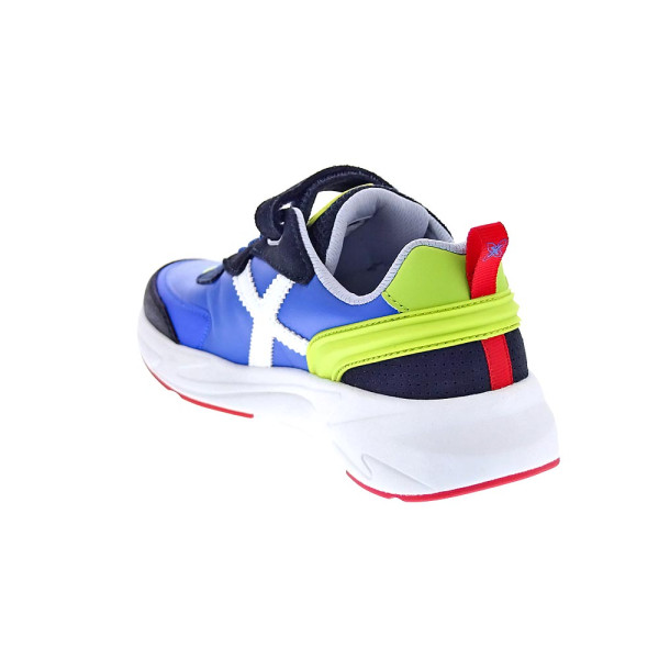 Zapatillas Munich zapatos Niño modelo Mini Track Vco 114 Azul Velcro