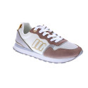 Zapatillas Mtng zapatos Mujer modelo Joggo Beige Cordón