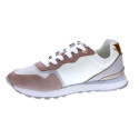 Zapatillas Mtng zapatos Mujer modelo Joggo Beige Cordón