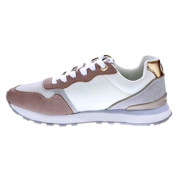 Zapatillas Mtng zapatos Mujer modelo Joggo Beige Cordón