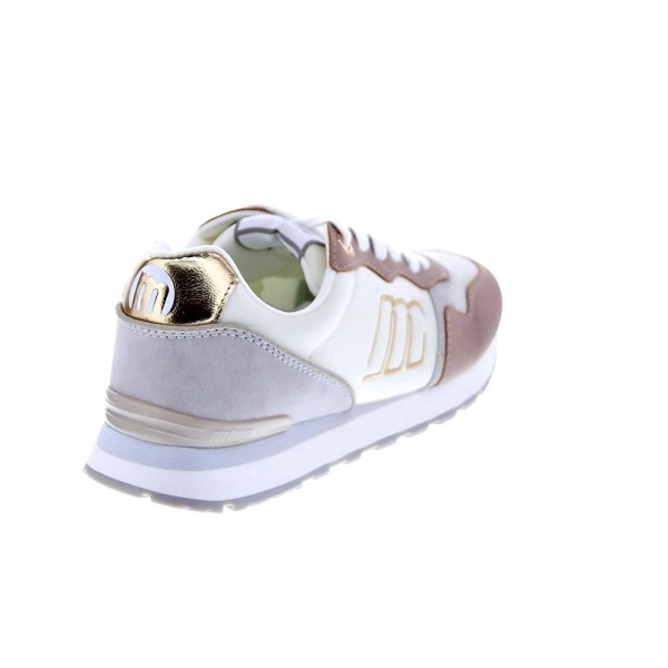 Zapatillas Mtng zapatos Mujer modelo Joggo Beige Cordón