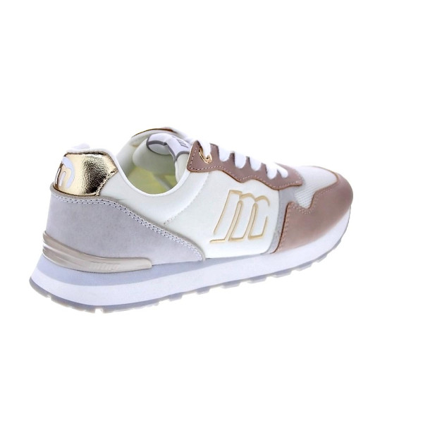 Zapatillas Mtng zapatos Mujer modelo Joggo Beige Cordón
