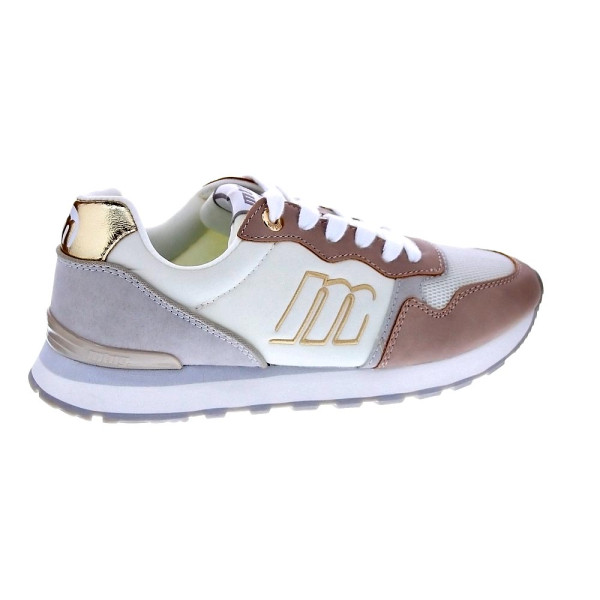 Zapatillas Mtng zapatos Mujer modelo Joggo Beige Cordón