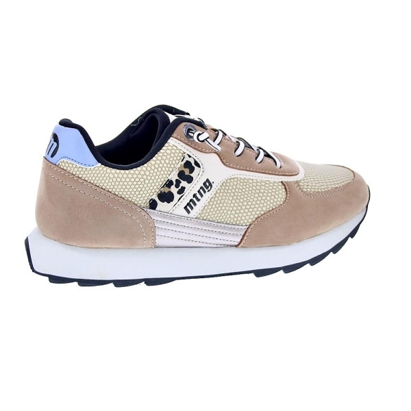 Zapatillas Mtng zapatos Mujer modelo Sai Marrón Elástico