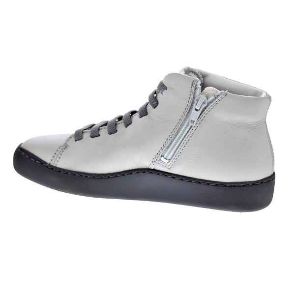 Botines Camper zapatos Mujer modelo Peu Beige Cremallera