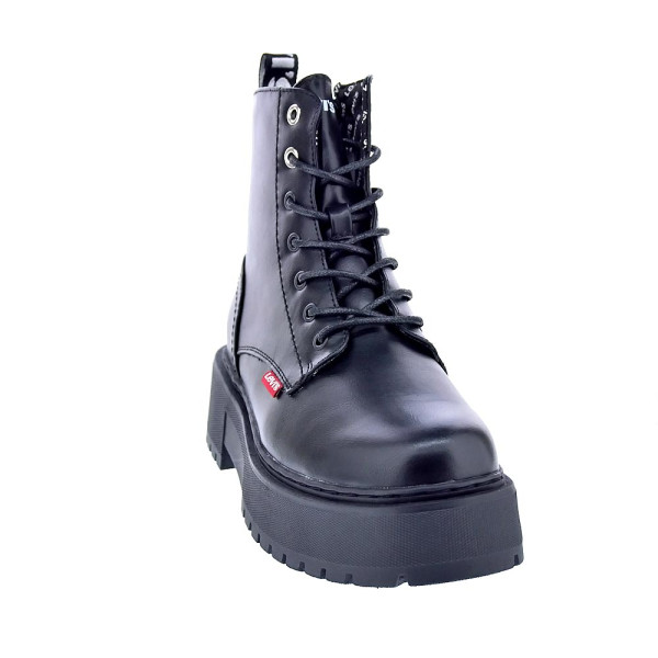 Botines Levis zapatos Niña modelo Cherry Negro Cordón