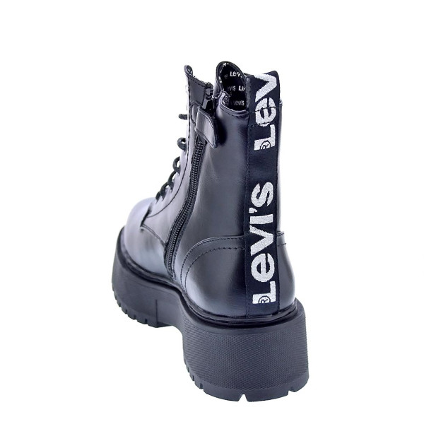 Botines Levis zapatos Niña modelo Cherry Negro Cordón