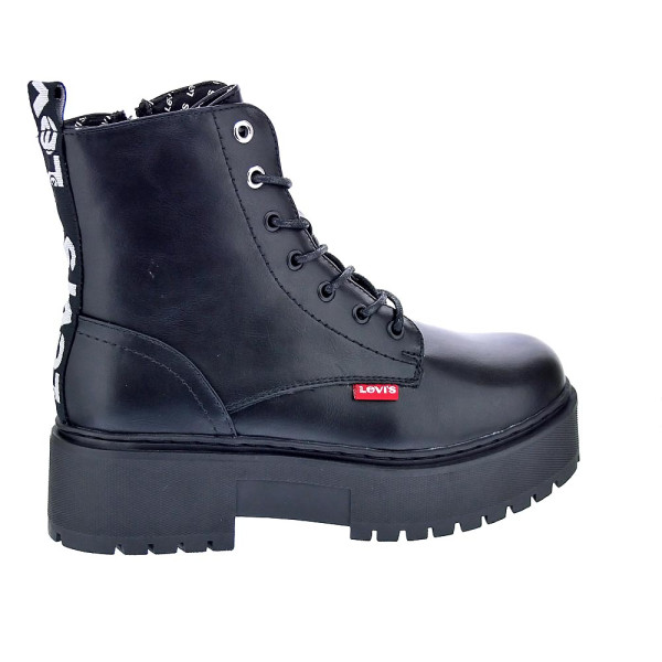 Botines Levis zapatos Niña modelo Cherry Negro Cordón