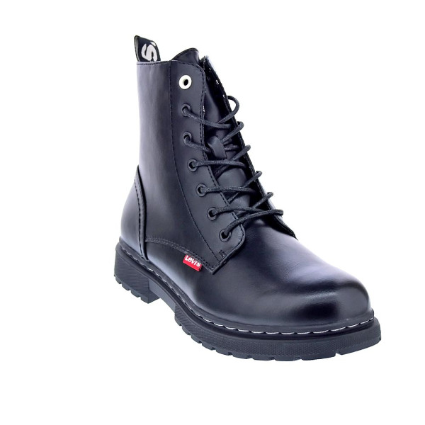 Botines Levis zapatos Niña modelo Catherine Negro Cordón