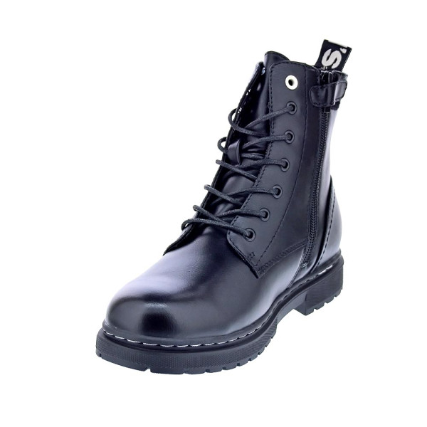 Botines Levis zapatos Niña modelo Catherine Negro Cordón