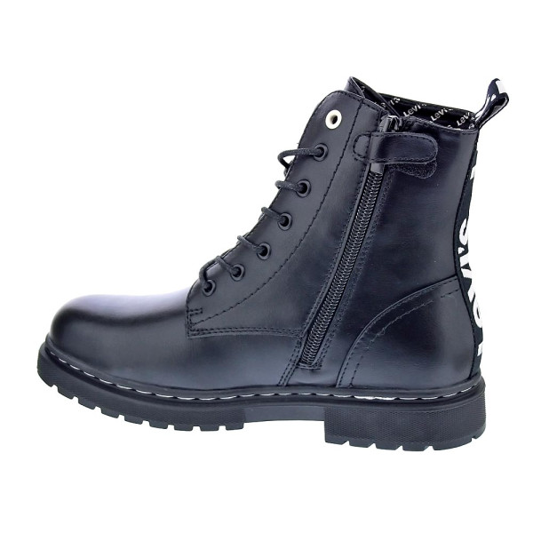 Botines Levis zapatos Niña modelo Catherine Negro Cordón