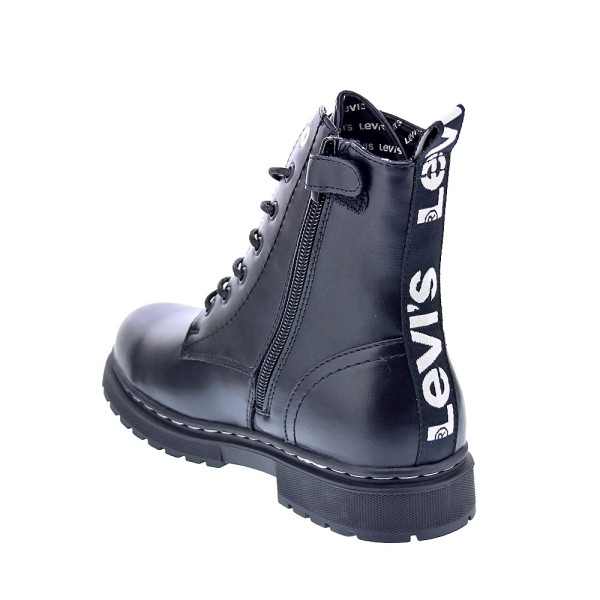 Botines Levis zapatos Niña modelo Catherine Negro Cordón