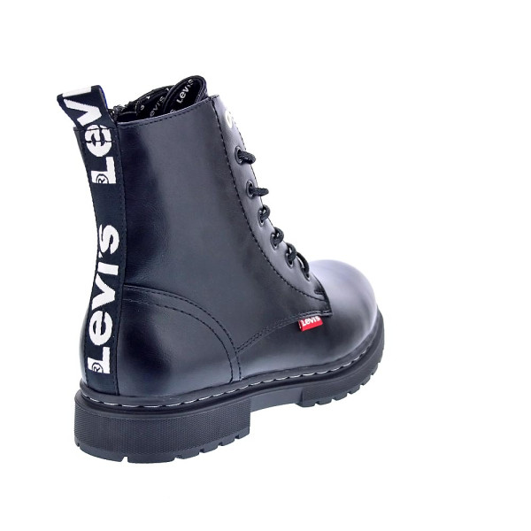 Botines Levis zapatos Niña modelo Catherine Negro Cordón