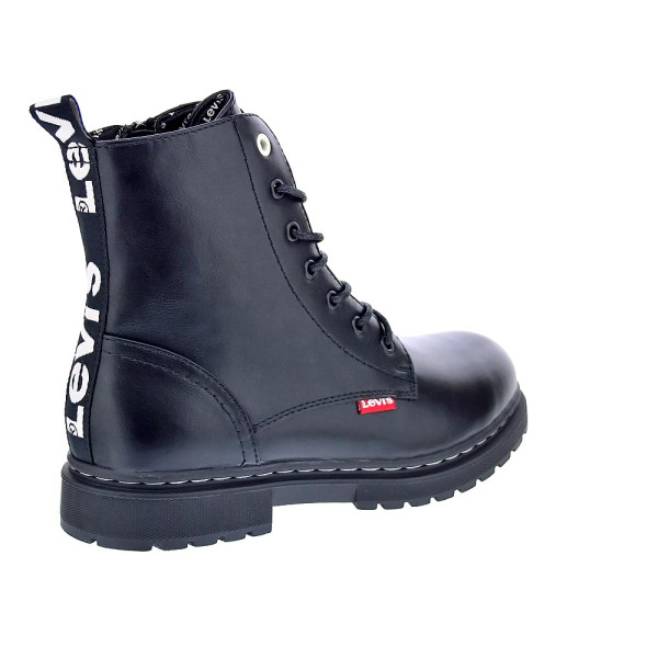 Botines Levis zapatos Niña modelo Catherine Negro Cordón
