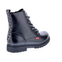 Botines Levis zapatos Niña modelo Catherine Negro Cordón