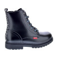Botines Levis zapatos Niña modelo Catherine Negro Cordón