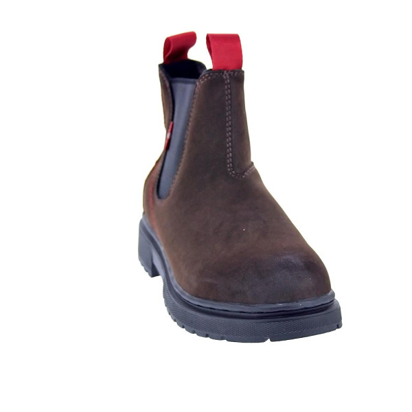 Botines Levis zapatos Niña modelo Oliver Marrón Elástico