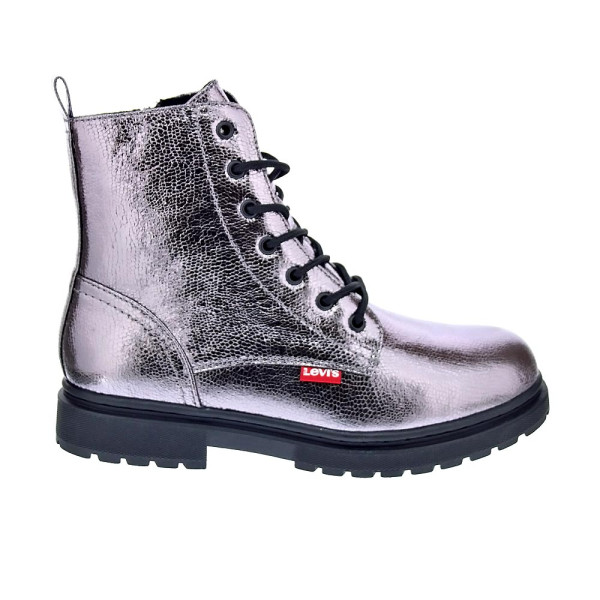 Botines Levis zapatos Niña modelo Catherine Plata Cordón