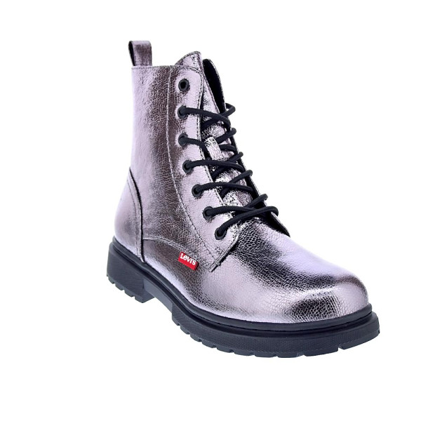 Botines Levis zapatos Niña modelo Catherine Plata Cordón